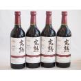 4本セット(信州産完熟コンコード やや甘口赤ワイン ミディアム) 720ml×4本