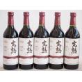 5本セット(信州産完熟コンコード やや甘口赤ワイン ミディアム) 720ml×5本