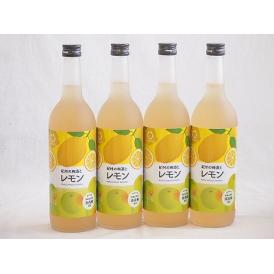 4本セット(和歌山県産南高梅使用 紀州の梅酒とレモンalc.12%) 720ml×4本
