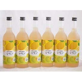 6本セット(和歌山県産南高梅使用 紀州の梅酒とレモンalc.12%) 720ml×6本