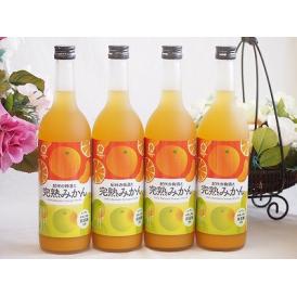 4本セット(和歌山県産南高梅使用 紀州の梅酒と完熟みかんalc.12%) 720ml×4本