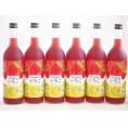 6本セット(和歌山県産南高梅使用 紀州の梅酒といちごalc.12%) 720ml×6本