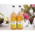 2本セット(和歌山県産南高梅使用 紀州の梅酒とゆずalc.12%) 720ml×2本