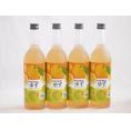 4本セット(和歌山県産南高梅使用 紀州の梅酒とゆずalc.12%) 720ml×4本