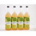 4本セット(和歌山県産南高梅使用 紀州の梅酒とシークワーサーalc.12%) 720ml×4本