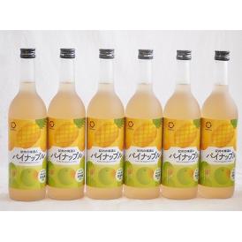 6本セット(和歌山県産南高梅使用 紀州の梅酒とパイナップルalc.12%) 720ml×6本