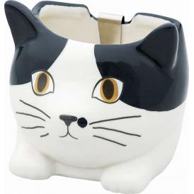 夏の贈り物お中元 ミニかやり ハチワレ 10.6×9.7×9.9cm（スコティッシュ：10.2×9.6×8.5cm） ★金具付
