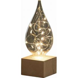 夏の贈り物お中元 しずくLEDライト 8.5×8.5×22.5cm ★単4乾電池3本使用（別売）