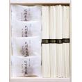 夏の贈り物お中元 紀州南高梅・讃岐うどん詰合せ（木箱入） 紀州南高梅はちみつ漬け・讃岐うどん（50g）×各4