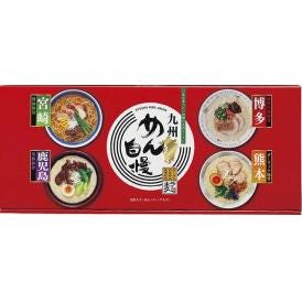 夏の贈り物お中元 九州めん自慢 ラー麦麺（80g）×6、博多スープ・鹿児島スープ（各35g）×各2、熊本スープ（40g）・宮崎スープ（35g）×各1