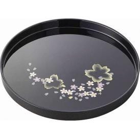 夏の贈り物お中元 8.0丸盆 日展作家 橋爪靖雄 直径24×2.2cm