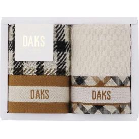 春の贈り物 タオルハンカチ2P DAKS 25×25cm