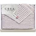 夏の贈り物お中元 フェイスタオル（パープル） CREA×今治ワッフルソフト 31×80cm