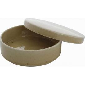 春の贈り物 平型おひつ ケデップ ベージュ 直径16.5×5.5cm