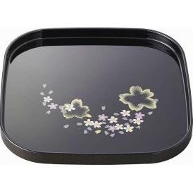 夏の贈り物お中元 8.0角盆 日展作家 橋爪靖雄 23.8×23.8×2cm