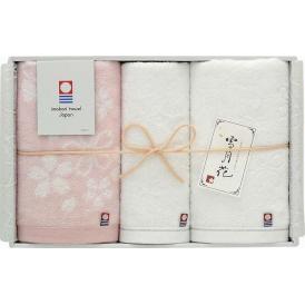 夏の贈り物お中元 フェイスタオル2P＆ウォッシュタオル 今治製タオル フェイスタオル：34×75cm、ウォッシュタオル：34×35cm