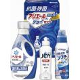 夏の贈り物お中元 抗菌除菌・アリエール&ジョイセット ギフト工房 P&Gアリエールジェル（720g）・抗菌消臭ソフターEX（350g）・P&G除菌ジョイ（170ml）×各1