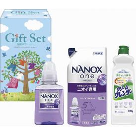 夏の贈り物お中元 ナノ洗浄洗剤ギフト クリームクレンザー（400g）・ライオンナノックスone（380g）・ライオンナノックスone詰替用（280g）×各1