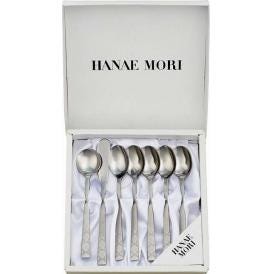 夏の贈り物お中元 モーニング7ピースセット ハナエモリ コーヒースプーン×5、バターナイフ・シュガースプーン×各1
