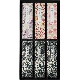 夏の贈り物お中元 進物 和遊 お線香と蝋燭セット カメヤマ 亀山五色蝋燭（約35g）×3、和遊線香（ラベンダー・桜・白梅）（各約30g）×各1