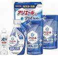 夏の贈り物お中元 アリエール＆ジョイセット ギフト工房 P&Gアリエールジェル詰替用（405g）×2、P&Gアリエールジェル（720g）・P&G除菌ジョイ（170ml）×各1