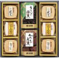 夏の贈り物お中元 お吸物・佃煮詰合せ 久光家 お吸物（帆立・ふぐ・おすまし）×各2、かつお角煮（70g）・きくらげ佃煮（60g）×各1