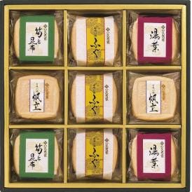 夏の贈り物お中元 お吸物詰合せ 久光家 お吸物（ふぐ）×3、お吸物（帆立・筍と昆布・湯葉）×各2