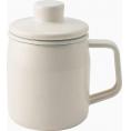 夏の贈り物お中元 オイルポット0.35L 富士ホーロー ホワイト 12×8.5×12.5cm 0.35L（適正容量）、0.52L（満水容量） 本体・蓋：ほうろう用鋼板、網：ステンレス ★カス取り網付