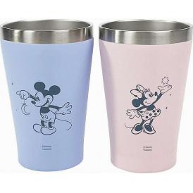 夏の贈り物お中元 ペアステンレスタンブラー280ml ディズニー 直径7.4×11.5cm