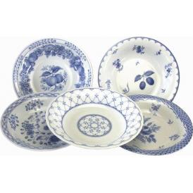 夏の贈り物お中元 北欧スープ・カレー皿5P 直径21×4cm