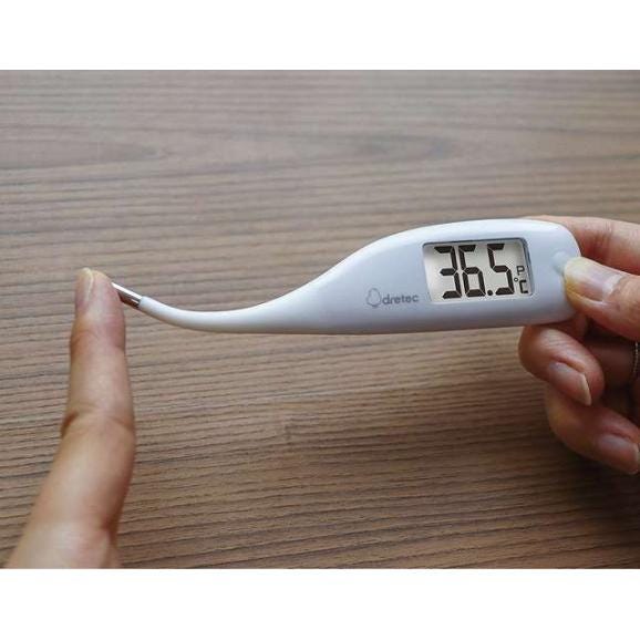 夏の贈り物お中元 やわらかタッチ体温計 ドリテック 13.5×3.1×1.5cm ★CR2032ボタン電池1個付(お試し用)★医療機器認証番号：304AKBZX0002800002