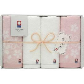 夏の贈り物お中元 フェイスタオル4P 今治製タオル 34×75cm