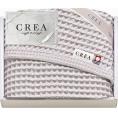 夏の贈り物お中元 バスタオル CREA×今治ワッフルソフト パープル 57×120cm