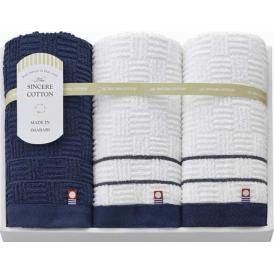 夏の贈り物お中元 フェイスタオル3P 今治 34×75cm