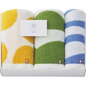 夏の贈り物お中元 フェイスタオル2P&ウォッシュタオル 今治名工 フェイスタオル：33×80cm、ウォッシュタオル：33×34cm