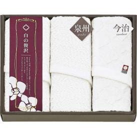 夏の贈り物お中元 フェイスタオル&スリムフェイスタオル2P 今治＆泉州 今治フェイスタオル：33×73cm、泉州スリムフェイスタオル：29×80cm