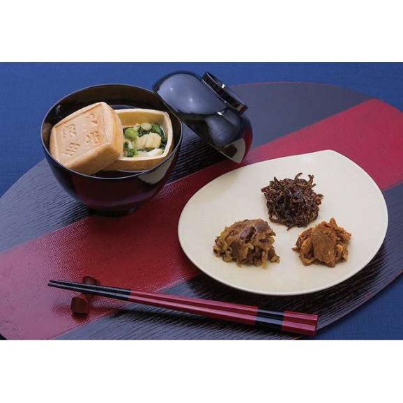 夏の贈り物お中元 お吸物・佃煮詰合せ 久光家 お吸物（帆立・ふぐ・おすまし）×各2、かつお角煮（70g）・黒豚しぐれ煮・きくらげ佃煮（各60g）・ちりめん山椒（50g）×各102