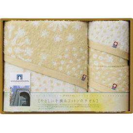 夏の贈り物お中元 バスタオル＆フェイスタオル2P 今治タオル バスタオル：60×120cm、フェイスタオル：34×80cm