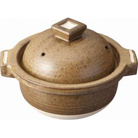 夏の贈り物お中元 ごはん鍋（1合用） 信楽焼 19.5×23×13.5cm（900ml）