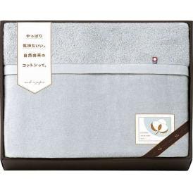 夏の贈り物お中元 今治さらふわタオル毛布 (衿付き) コットンセレクションギフト 150×190cm