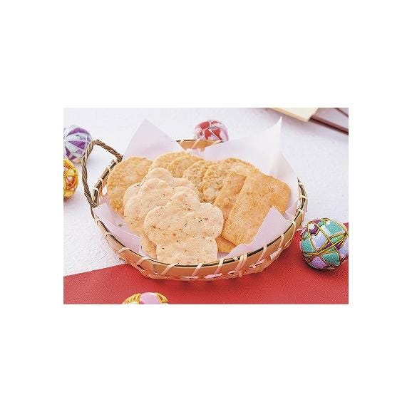 夏の贈り物お中元 せんべい詰合せBOX 金澤兼六製菓 えびまめ花煎餅・つぶ焼きサラダ煎餅×各3、海老カレー煎餅・柚子胡椒煎餅×各202