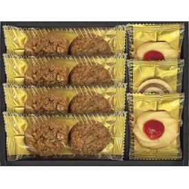 夏の贈り物お中元 Senjudo ベイクドスイーツファクトリー プチコーヒークッキー（2枚入）×4、プチラズリンクッキー×2、うずまきクッキー×1