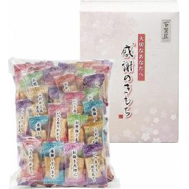 夏の贈り物お中元 感謝のきもち 百菓匠まえだ 2種類の味付けおかき（海老マヨ味・胡麻サラダ味）（110g）