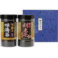 夏の贈り物お中元 食卓のやまや 博多辛子明太子味海苔＆旬摘み味海苔セット 有明海産旬摘み味海苔（8切4枚×6袋）・食卓のやまや 博多辛子明太子味海苔（8切24枚）×各1