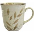 夏の贈り物お中元 レンジ対応 マグカップ リーフ 直径9.5×12cm