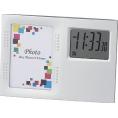 夏の贈り物お中元 フォトクロックポライト 10×14×4.1cm ★（92×61mm）1枚用　★単4乾電池1本使用（別売）　★卓上用