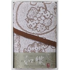 夏の贈り物お中元 フェイスタオル 今治タオル ブラウン 32×73cm