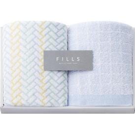 夏の贈り物お中元 フェイスタオル2P FILLS 34×75cm