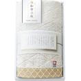 夏の贈り物お中元 フェイスタオル（ベージュ） 和布小紋 34×75cm