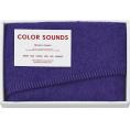 夏の贈り物お中元 フェイスタオル COLOR SOUNDS パープル 29×75cm
